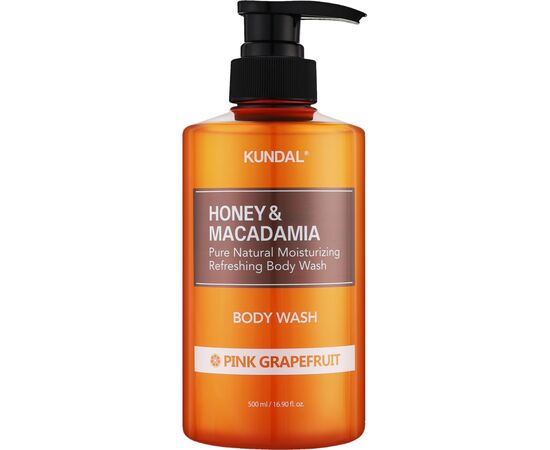 Гель для душу Kundal Honey & Macadamia Body Wash Pink Grapefruit 500 мл (8809568740289)