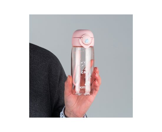 Поильник-непроливайка Kite 480 мл, рожева (K25-1236-3), изображение 5 Поильник-непроливайка Kite 480 мл, рожева (K25-1236-3), изображение 5