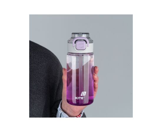 Поильник-непроливайка Kite 600 мл, фіолетова (K25-1212-3), изображение 4 Поильник-непроливайка Kite 600 мл, фіолетова (K25-1212-3), изображение 4