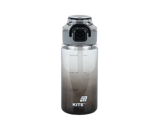 Поильник-непроливайка Kite 600 мл, чорна (K25-1212-1)