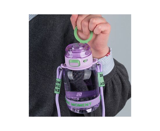 Поильник-непроливайка Kite 700 мл, лілово-зелена (K25-1218-1), изображение 8