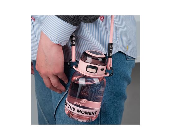 Поильник-непроливайка Kite 700 мл, рожево-сіра (K25-1218-3), изображение 6