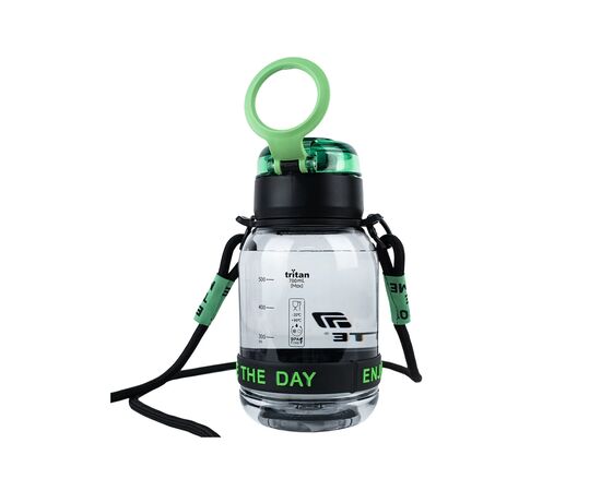 Поильник-непроливайка Kite 700 мл, чорно-зелена (K25-1218-2), изображение 2 Поильник-непроливайка Kite 700 мл, чорно-зелена (K25-1218-2), изображение 2