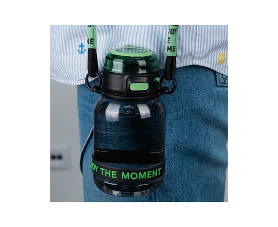 Поильник-непроливайка Kite 700 мл, чорно-зелена (K25-1218-2), изображение 6 Поильник-непроливайка Kite 700 мл, чорно-зелена (K25-1218-2), изображение 6