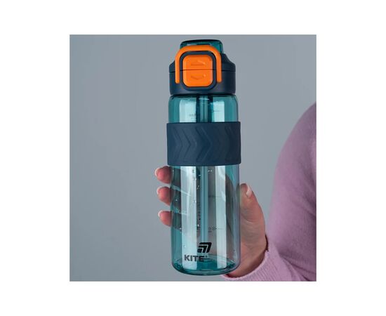 Поильник-непроливайка Kite 800 мл, блакитно-помаранчева (K25-1234-3), изображение 5 Поильник-непроливайка Kite 800 мл, блакитно-помаранчева (K25-1234-3), изображение 5