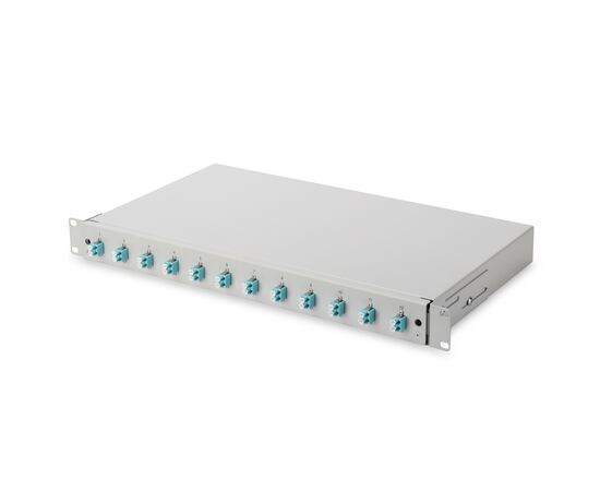Патч-панель 1U 19", 12xLC duplex, incl, Splice Cass, OM3 Color Pigtails, Adapter Digitus (DN-96331/3)