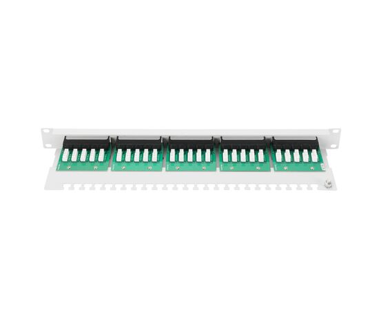 Патч-панель 19" 25xRJ-45 UTP cat.3, 1U Digitus (DN-91325-1), изображение 2 Патч-панель 19" 25xRJ-45 UTP cat.3, 1U Digitus (DN-91325-1), изображение 2