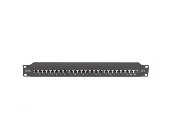 Патч-панель 19" 24xRJ-45 STP cat.6a, 1U, black Digitus (DN-91624S-EA-B)