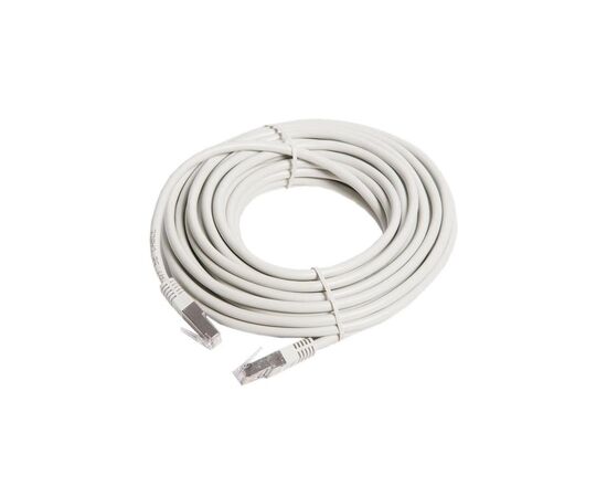 Патч-корд 10м, FTP, cat.5e, CU, 24AWG, gray Kingda (KD-PAFT41000GY)