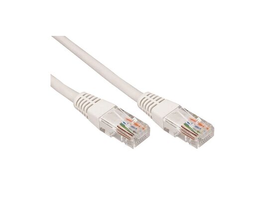 Патч-корд 0.25м, UTP, cat.5e, CU, 24AWG, gray Kingda (KD-PAUT3025GY)