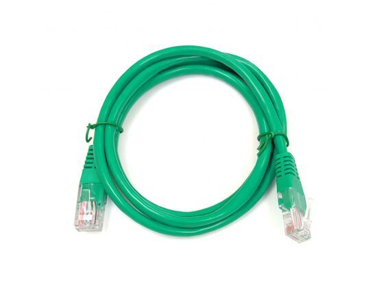 Патч-корд 0.5м, UTP, cat.5e, CU, 24AWG, green Kingda (KD-PAUT3050GN)