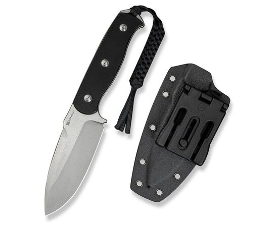 Нож Sencut Toxodon, Black G10, Stonewash (S24036-1), изображение 2 Нож Sencut Toxodon, Black G10, Stonewash (S24036-1), изображение 2