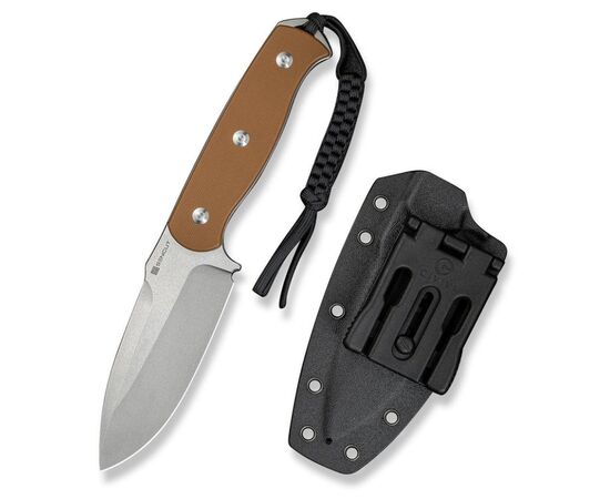 Нож Sencut Toxodon, Brown G10, Stonewash (S24036-3), изображение 2 Нож Sencut Toxodon, Brown G10, Stonewash (S24036-3), изображение 2
