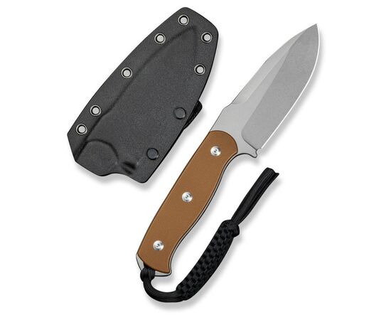 Нож Sencut Toxodon, Brown G10, Stonewash (S24036-3), изображение 3 Нож Sencut Toxodon, Brown G10, Stonewash (S24036-3), изображение 3