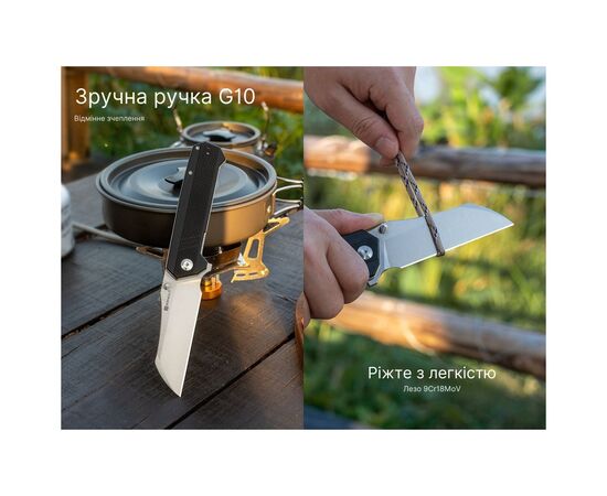 Нож Sencut Draxor, Black G10, Satin (S24035-1), изображение 9 Нож Sencut Draxor, Black G10, Satin (S24035-1), изображение 9