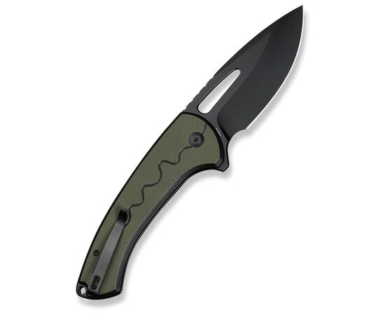 Нож Sencut Squiggy, Black/Green G10, Darkwash (S24082A-2), изображение 3 Нож Sencut Squiggy, Black/Green G10, Darkwash (S24082A-2), изображение 3