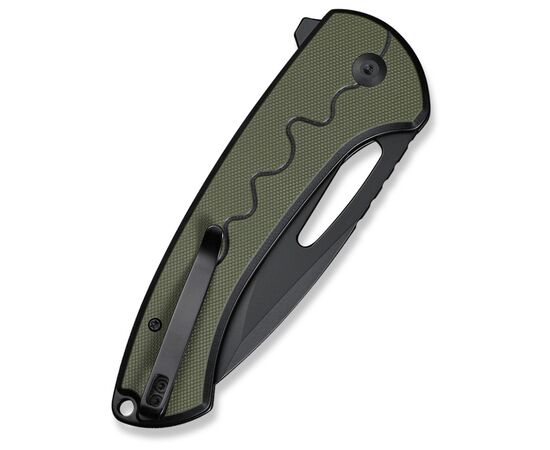 Нож Sencut Squiggy, Black/Green G10, Darkwash (S24082A-2), изображение 7 Нож Sencut Squiggy, Black/Green G10, Darkwash (S24082A-2), изображение 7