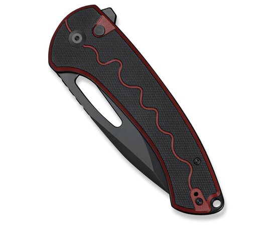 Нож Sencut Squiggy, Burgundy/Black G10, Darkwash (S24082A-3), изображение 6 Нож Sencut Squiggy, Burgundy/Black G10, Darkwash (S24082A-3), изображение 6