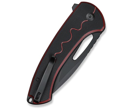 Нож Sencut Squiggy, Burgundy/Black G10, Darkwash (S24082A-3), изображение 7 Нож Sencut Squiggy, Burgundy/Black G10, Darkwash (S24082A-3), изображение 7