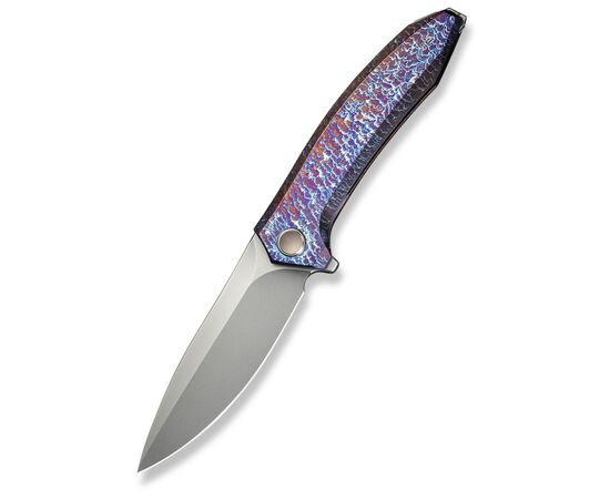 Нож Weknife Acuminal, Rainbow Titanium, Stonewash (WE23070-4), изображение 2 Нож Weknife Acuminal, Rainbow Titanium, Stonewash (WE23070-4), изображение 2