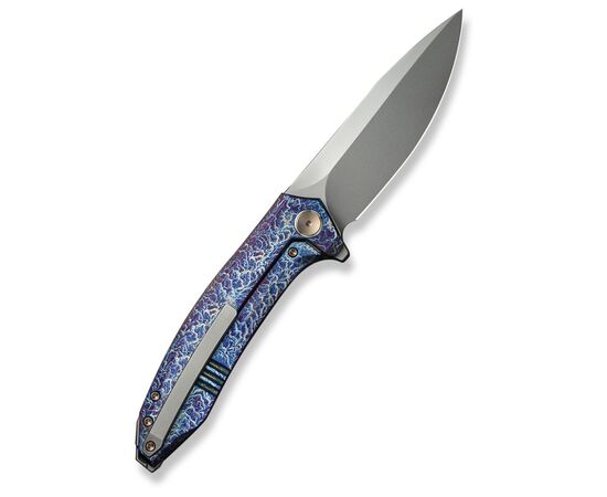 Нож Weknife Acuminal, Rainbow Titanium, Stonewash (WE23070-4), изображение 3 Нож Weknife Acuminal, Rainbow Titanium, Stonewash (WE23070-4), изображение 3