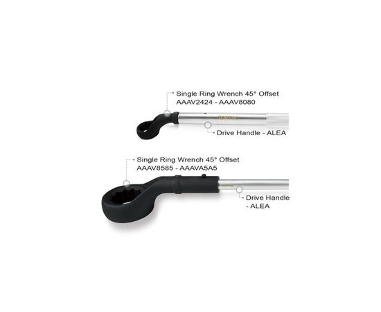 Ключ Toptul ударний накидний 41 мм односторонній, під подовжувач (AAAV4141), зображення 2 Ключ Toptul ударний накидний 41 мм односторонній, під подовжувач (AAAV4141), зображення 2