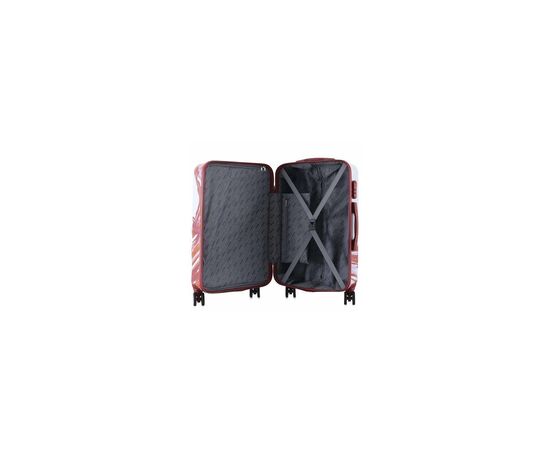 Чемодан Semi Line 24" M T5654-2 White/Red Print (DAS302889), изображение 6 Чемодан Semi Line 24" M T5654-2 White/Red Print (DAS302889), изображение 6