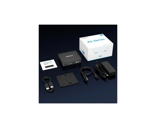 Комп'ютер GEEKOM Mini Air12 Lite / N150, 8, 256, WIN11Pro (GMAir12Lite-N150-8256-EU), зображення 2 Комп'ютер GEEKOM Mini Air12 Lite / N150, 8, 256, WIN11Pro (GMAir12Lite-N150-8256-EU), зображення 2