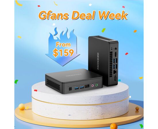 Комп'ютер GEEKOM Mini Air12 Lite / N150, 8, 256, WIN11Pro (GMAir12Lite-N150-8256-EU), зображення 3 Комп'ютер GEEKOM Mini Air12 Lite / N150, 8, 256, WIN11Pro (GMAir12Lite-N150-8256-EU), зображення 3