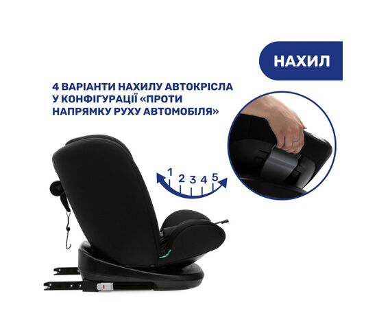 Автокресло Chicco Mokita i-Size, гр. 1/2/3, чорне (8058664167401) (87033.95), изображение 5 Автокресло Chicco Mokita i-Size, гр. 1/2/3, чорне (8058664167401) (87033.95), изображение 5