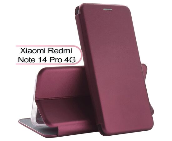 Чохол до мобільного телефона BeCover Exclusive Xiaomi Redmi Note 14 Pro 4G Red Wine (713525)