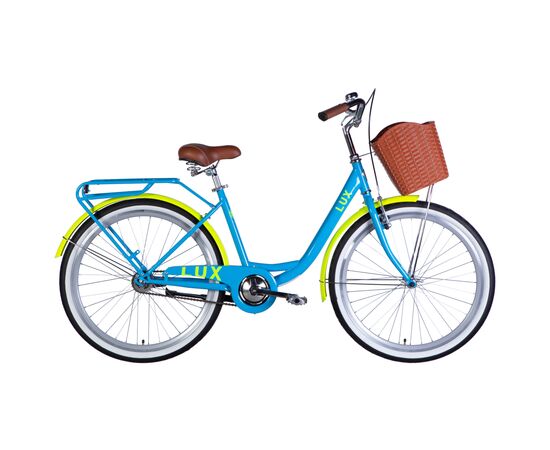 Велосипед Dorozhnik 26" LUX Velosteel рама-17" ST 2025 блакитний (OPS-D-26-290)
