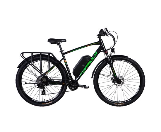Електровелосипед Formula 28" eCURSOR MAN DD рама-20" 48B 12,5А*г 500Вт чорно-зелений 2025 (ELB-FR-28-020)