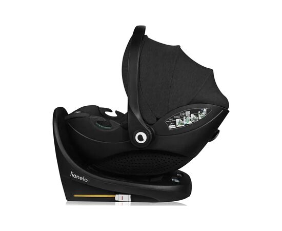 Автокресло Lionelo MOXIE I-SIZE SET 360 BLACK CARBON (LO-MOXIE I-SIZE SET BLACK CARBON), изображение 3 Автокресло Lionelo MOXIE I-SIZE SET 360 BLACK CARBON (LO-MOXIE I-SIZE SET BLACK CARBON), изображение 3