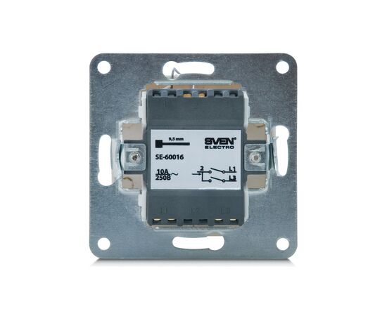 Выключатель Sven SE-60016 white (7100039), изображение 3 Выключатель Sven SE-60016 white (7100039), изображение 3