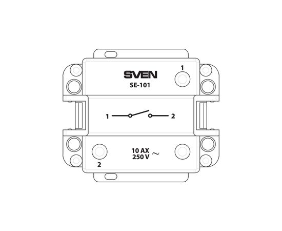 Выключатель Sven SE-101 white (7100069), изображение 5