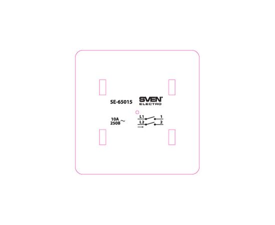 Выключатель Sven SE-65015 white (7100050), изображение 5 Выключатель Sven SE-65015 white (7100050), изображение 5
