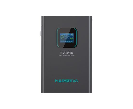 Батарея LiFePo4 Marsriva 25.6V 200Ah (MR-LFP24-200-WMD), изображение 2 Батарея LiFePo4 Marsriva 25.6V 200Ah (MR-LFP24-200-WMD), изображение 2