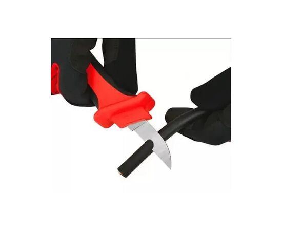 Нож монтажный Toptul кабельный диэлектрический 1000V VDE (SFAA5020V4), изображение 2 Нож монтажный Toptul кабельный диэлектрический 1000V VDE (SFAA5020V4), изображение 2