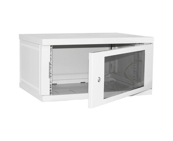 Шафа настінна Ipcom 4U, 600*350, RAL7035 (СН-4U-060х035-ДС-7035)