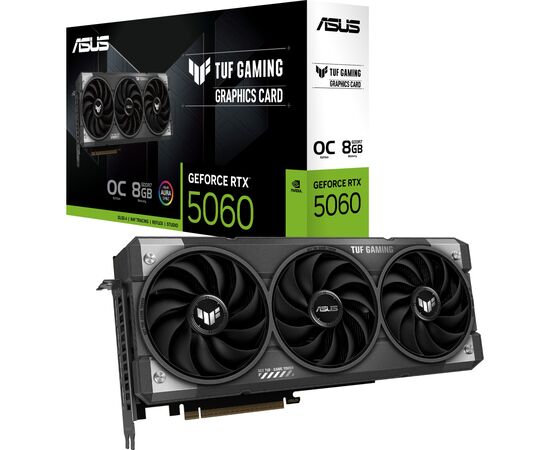 Видеокарта ASUS GeForce RTX5060 8Gb TUF GAMING OC (TUF-RTX5060-O8G-GAMING), изображение 10 Видеокарта ASUS GeForce RTX5060 8Gb TUF GAMING OC (TUF-RTX5060-O8G-GAMING), изображение 10