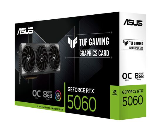 Видеокарта ASUS GeForce RTX5060 8Gb TUF GAMING OC (TUF-RTX5060-O8G-GAMING), изображение 9 Видеокарта ASUS GeForce RTX5060 8Gb TUF GAMING OC (TUF-RTX5060-O8G-GAMING), изображение 9
