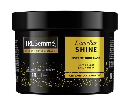 Маска для волос Tresemme Lamellar Shine Для мгновенного блеска волос 440 мл (8720181518942)