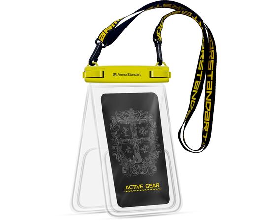 Чохол до мобільного телефона Armorstandart Waterproof Сapsule Double Pockets Yellow (ARM84416), зображення 2