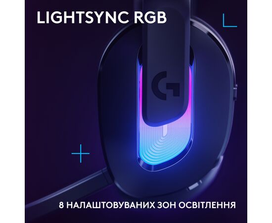 Наушники Logitech G522 Lightspeed Wireless Gaming Headset Black (981-001544), изображение 4 Наушники Logitech G522 Lightspeed Wireless Gaming Headset Black (981-001544), изображение 4