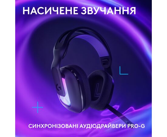 Наушники Logitech G522 Lightspeed Wireless Gaming Headset Black (981-001544), изображение 6 Наушники Logitech G522 Lightspeed Wireless Gaming Headset Black (981-001544), изображение 6