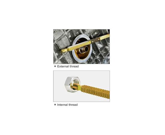 Напильник Toptul для восстановления внешней и внутренней резьбы (SDCA3001), изображение 2 Напильник Toptul для восстановления внешней и внутренней резьбы (SDCA3001), изображение 2