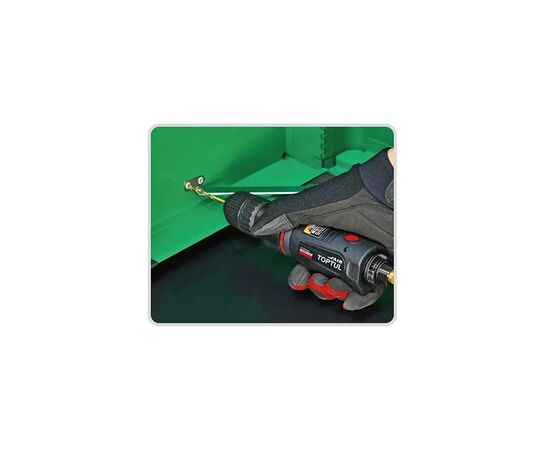 Дриль Toptul пневматична реверсивна 3/8", 4000об/хв; самозатискний патрон (KAQC1240), зображення 3 Дриль Toptul пневматична реверсивна 3/8", 4000об/хв; самозатискний патрон (KAQC1240), зображення 3