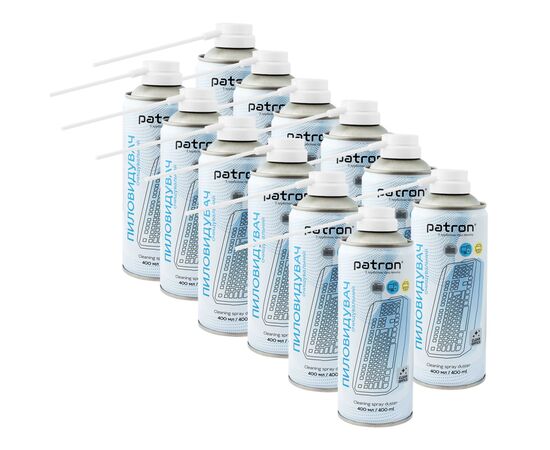 Чистящий сжатый воздух spray duster 400ml*12 Patron (CS-PN-F3-020-10)