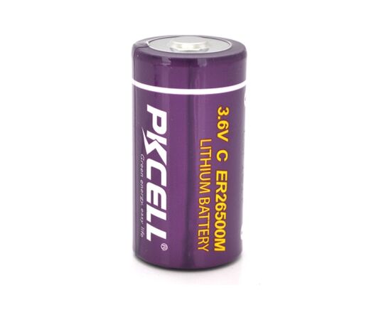 Батарейка ER26500M (size C), 3.6V 6500mah, Lithium, OEM PkCell (ER26500M)